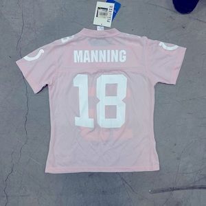 Reebok Players Indianapolis Colts Peyton Manning Pink Jersey Womens Small